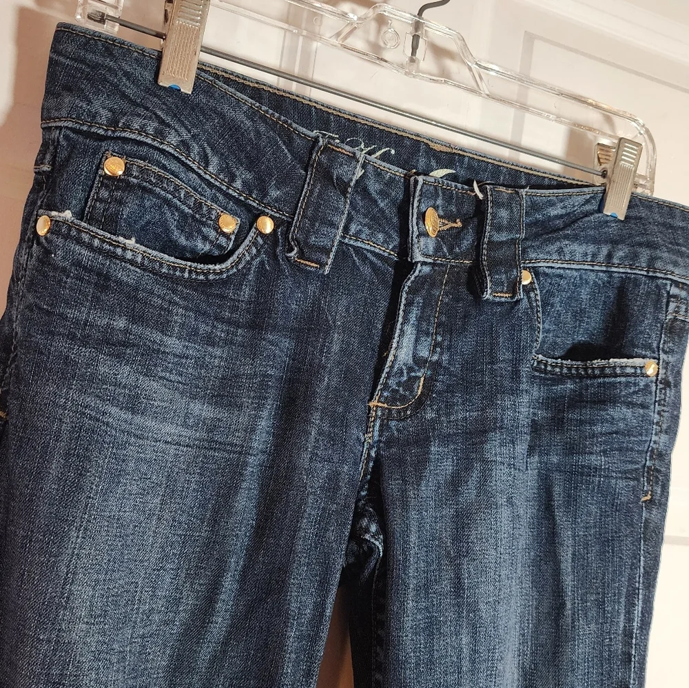 The Kate By Juicy Couture Vintage Blue Straight Leg Jeans Size 29